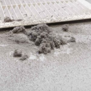 Dust - An example of poor indoor air environmental services.